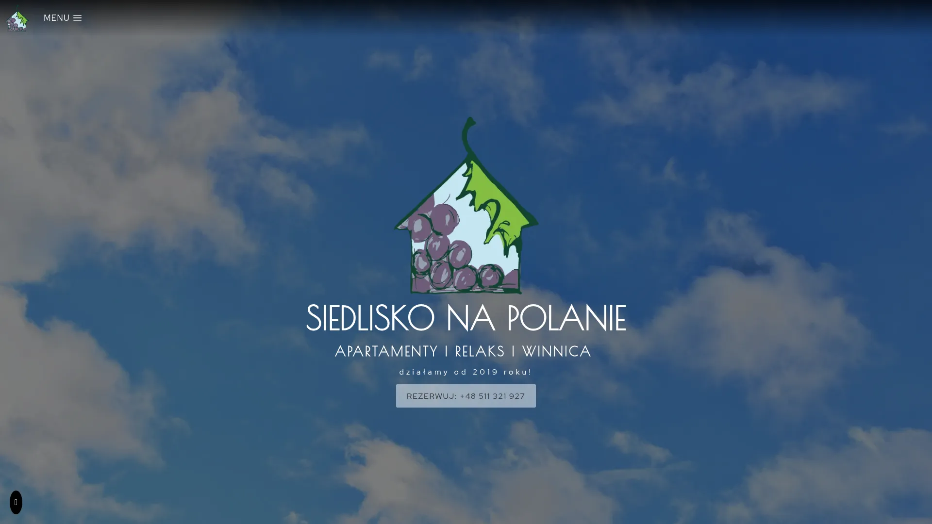 Zrzut ekranu strony Siedlisko na Polanie